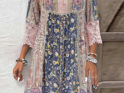 Kirsten | Luxury Patterned Dress for Women