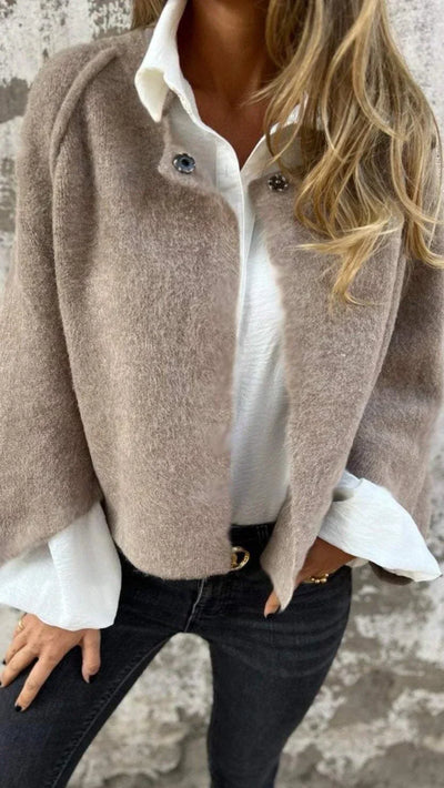 Amelia | Timeless Coat with Round Neck