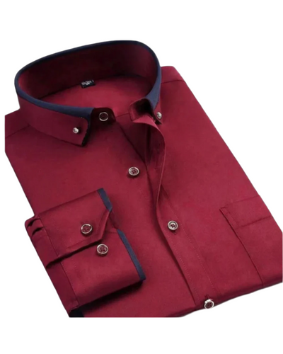 Collario – Men’s Contrast Collar Dress Shirt