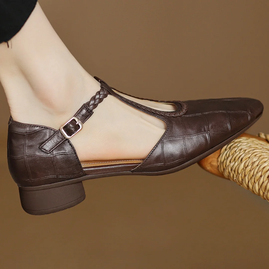 Anna | Veronica Leather Sandals