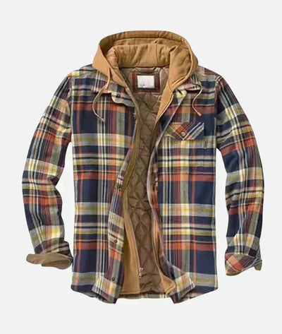 Rhys™ – Bold Patchwork Plaid Jacket for Effortless Urban Cool