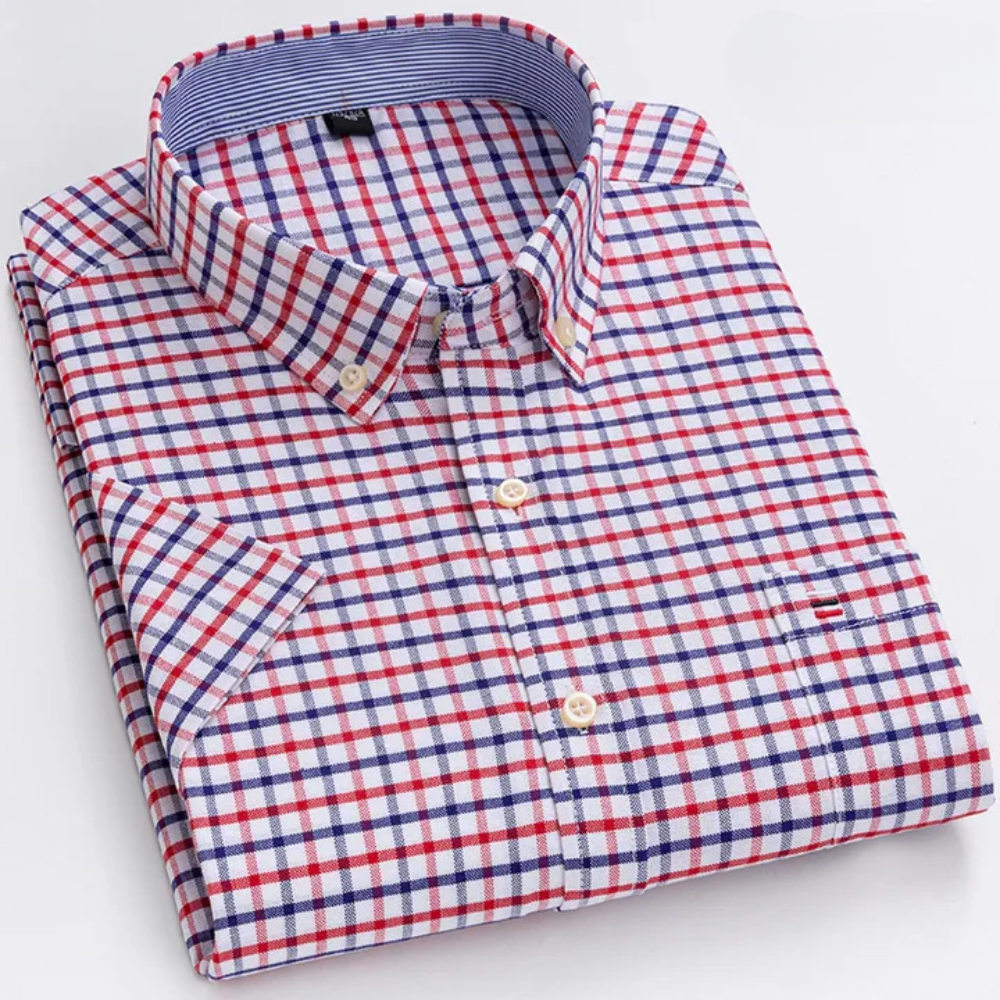 Monteluro – Men’s Heritage Check & Stripe Shirt