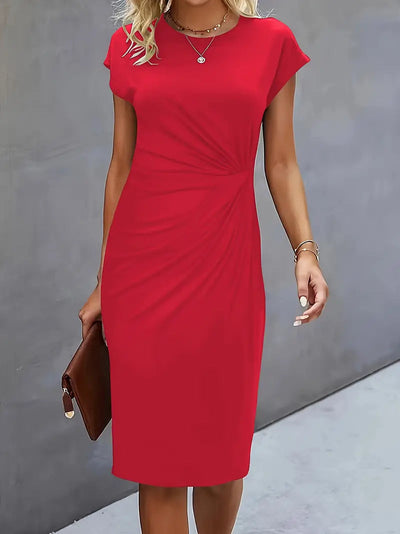 Adelina | Stylish Round Neck Dress
