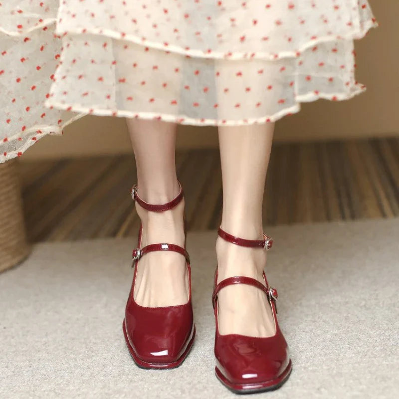 Mila | Elegant Ankle-Strap Pumps