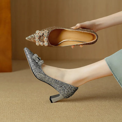 Emma | Gloria Glitter Pumps