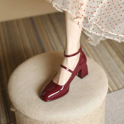Mila | Elegant Ankle-Strap Pumps