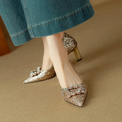 Emma | Gloria Glitter Pumps
