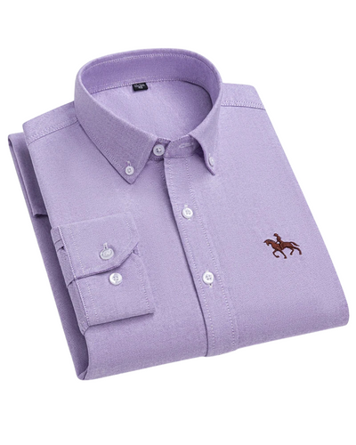 Cavalleri – Men’s Embroidered Oxford Shirt