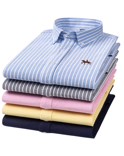 Cavalleri – Men’s Embroidered Oxford Shirt