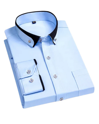 Collario – Men’s Contrast Collar Dress Shirt