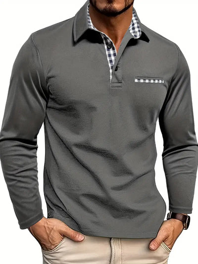 James – Polo Shirt with Long Sleeves