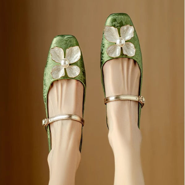 Emily | Genine Slingback Pumps