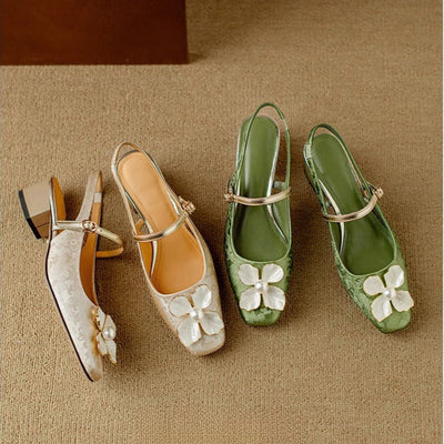 Emily | Genine Slingback Pumps