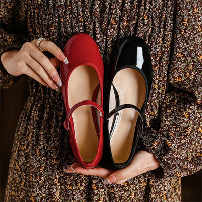 Lisa | Livy Leather Mary Janes