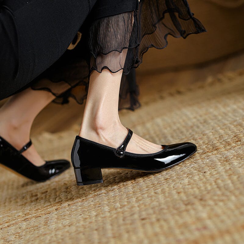 Lisa | Livy Leather Mary Janes